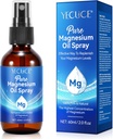Espray de aceite de magnesio - Magnesio puro - Espray Magnesio para pies &amp; sueño (2.02 Fl Oz), azul
