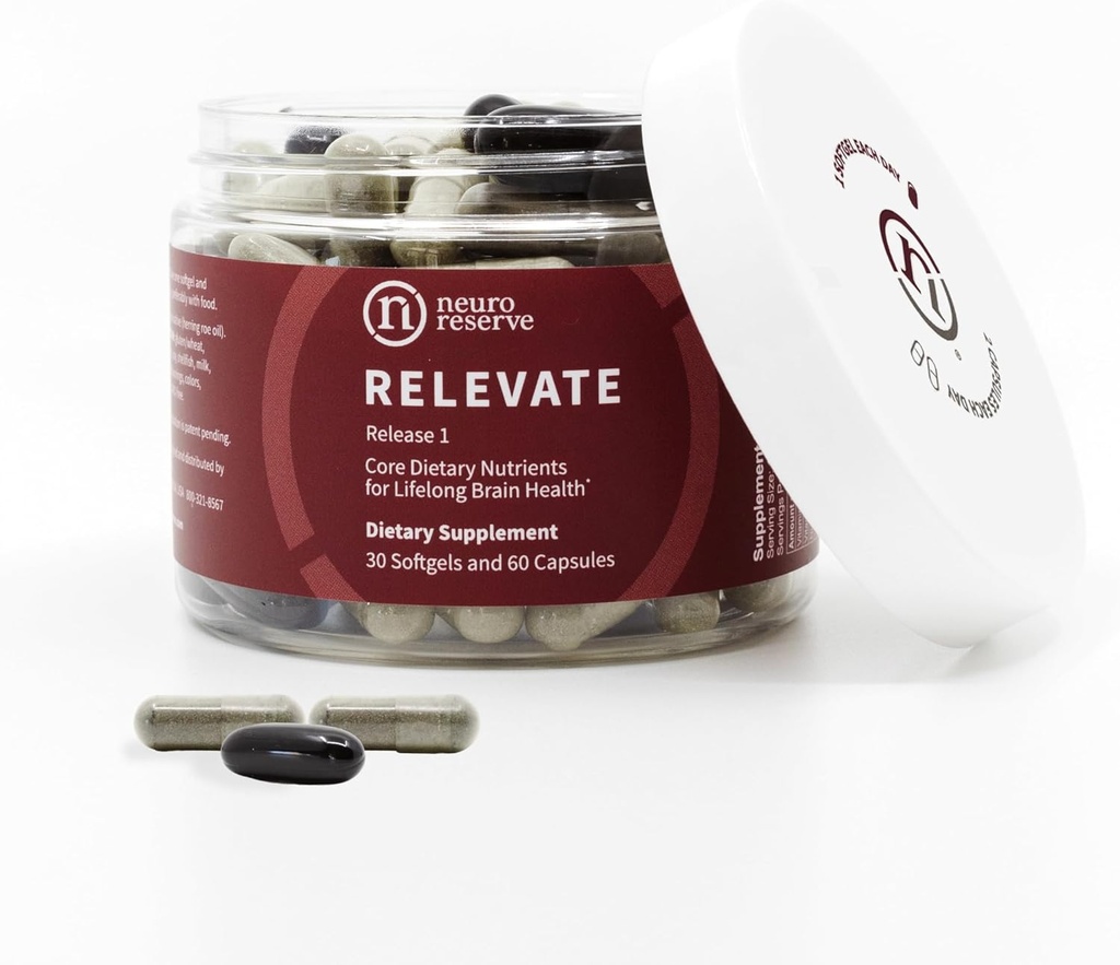 Suplemento relativo de salud cerebral; memoria, foco, energía, sueño, ojos " envejecimiento saludable; doctor Formulado; quercetina, luteína, magnesio Glycinate, Omega 3 DHA EPA, vitamina B12, B3, D3