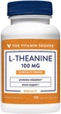 La vitamina Shoppe L-Theanine 100MG, Ingrediente estudiado clínico, apoya la relajación &amp; estrés (120 cápsulas)