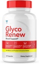 Glyco Renew Blood Support Supplement - GlycoRenew Pills Original Fórmula Glycogen Clean Advanced Extra Strength, Glycol Renewal Capsules Renewed Natural Ingredients (60 Caps)