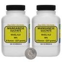Sulfato de manganeso [MnSO4(H2O)] 99% AR Powder 1 Lb en dos botellas de ahorro de espacio
