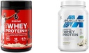 Six Star Elite 100% Whey Protein Plus Vanilla Cream 1.8lbs and MuscleTech Grass Fed Whey Protein Powder Vanilla 20g Protein 1.8 lbs