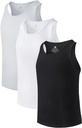 DAVID ARCHY Hombres Tank Top Bamboo Rayon camisetas Tank Camiseta Moisture-Wicking A-Shirt para Hombres, 3 o 5 Pack