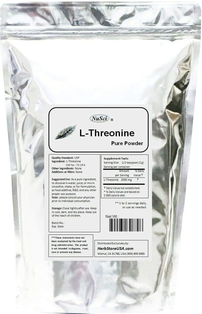 L-Threonine Powder Pure (100 Grams (3.52 oz))