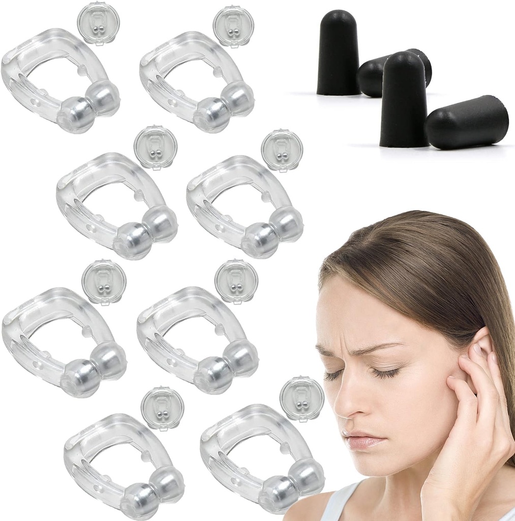 Tinnitus Relief for Ringing Ears, Agupeace Tinnitus Relief Device, Acupeace Anti Tinnitus Relief Ear Clip, Device for Stop Ear Ringing (4Pairs)