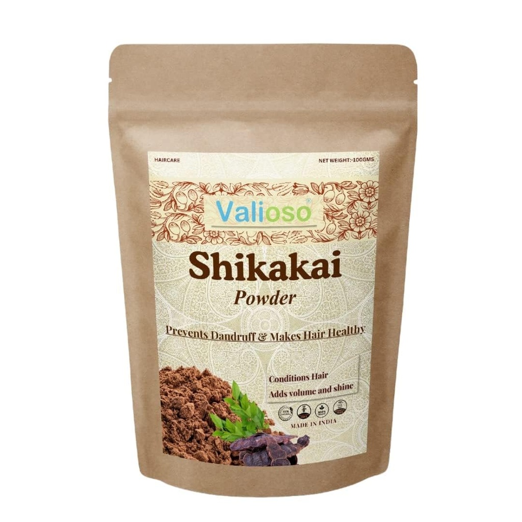 Genérico ATS Shikakai Powder para el crecimiento del cabello Dandruff (100gms)