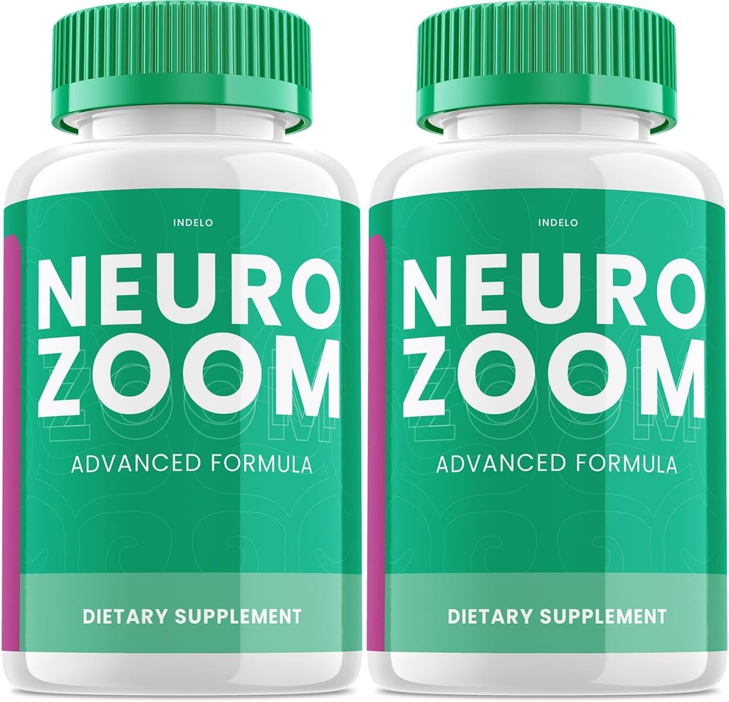 (2 Pack) Neuro Zoom Brain Boost Suplemento, Neuro Zoom Advanced Memory Support Fórmula, Neuro Zoom Píldoras Nootrópicas para reducir la Fog cerebral, Neuro Zoom para la memoria de arranque, NeuroZoom Reseñas (120 cápsulas)