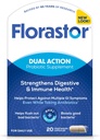Florastor Probióticos para Salud Digestiva &amp; Inmuna, 20 cápsulas, Probióticos para Mujeres &amp; Hombres, 1 Probiótico Mundial, Flush Out Bad Bacterias &amp; Boost The Good with Our Strain Saccharomyces boulardii