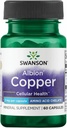 Swanson Albion Chelated Copper 2 Milligrams 60 cápsulas