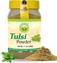 BASIC AYURVEDA Tulsi Powder – 7.05 Oz (200g) peru Holy Basil Leaf Powder for Tea, Skin Care " Hair ← Soporta Detox, Energía Natural, Balance diario, No GMO, Vegan, Libre de gluten