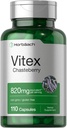 Horbäach Vitex Berry 820mg  110 Capsules  durable Chasteberry Supplement for Women peru Agnus-Castus Fruit ← Non-GMO, Gluten Free