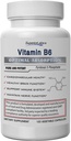 Laboratorios Superiores Vitamina B6 50mg, Suplemento No GMO Puro, Alta Absorción, Apoyo Sistema Immune & Nervous, Función cerebral, Metabolismo & Corazón Salud, Esencial para Producción de Hemoglobina, 120 Caps Veg