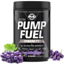 PMD Sports Pump Fuel Ultra Insanity - Premium Pre Workout Powder &amp; Muscle Pump, Greater Focus, Endurance & Recovery, Premium Creatine, Arginine & Beta Alanine - Wild Grape Gusher (30 Servings)