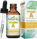 Por qué no la vitamina natural A gotas 10000 UI - Retinil líquido Palmitate con aceite de MCT de coco, Vegan VIT Un suplemento para la piel - 1 oz sublingual Tintura