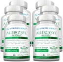 Alergísil científico aprobado - Intensidad inferior de las alergias estacionales, inmunidad superior, rico en antioxidantes - amistosa vegana - 360 cápsulas - hecho en EE.UU.