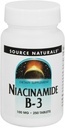 Fuente Naturales Niacinamide B-3 100mg Apoyo metabólico - 250 Tablets