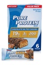 Pure Protein Bares, High Protein, Nutritious Snacks to Support Energy, Low Sugar, Gluten Free, Chocolate Salted Caramel, 1,76oz, 4 Pack