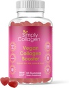 Sencillamente Collagen® Vegan Collagen Booster Gummies for Women &amp; Men - promueve la piel joven y hermosa, el cabello, uñas " pestañas - Aminoácidos clave " Antioxidantes con biotina, vitaminas A, C, " E