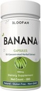 Banana Capsules 500mg | Concentrated 10:1 Extract | Musa paradisiaca | Natural Herbal Supplement | Non-GMO, Gluten-Free, No Fillers or Additives (180 Count (Pack of 1))