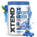 XTEND Sport BCAA Powder Blue Raspberry Ice - Electrolyte Powder for Recovery " Hydration with Amino Acids - 30 Servings