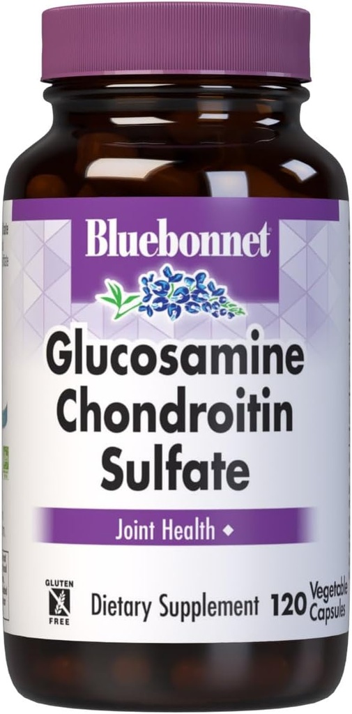 BlueBonnet Glucosamine Chondroitin Sulfate Supplement, 120 Count