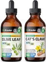 BIO KRAUTER Olive Leaf Tincture 4 Fl. Oz. " Cat's Claw Tincture 4 Fl. Oz.