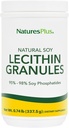 Natures Plus Lecithin Granules - 95% Soy Phosphatides, 12 oz - Lecithin Powder Suplemento, Pleasant-Tasting, Oil-Free - Vegetariano, Gluten-Free - 45 Servings
