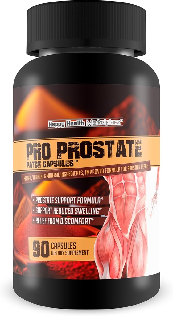 Prostate Patch Capsules - Nuestro mejor suplemento de próstata natural - Suplementos de próstata natural para hombres - curadores de próstata natural - remedios de próstata natural