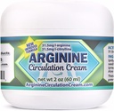 Arginine Circulation Cream 2 oz - Menthol, L Arginine & L Citrulline Lotion - Supports Healthy Leg &amp; Body Blood Flow - Whole Family Products