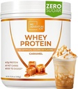 Whey Isolate Protein Powder - Bajo Carb Protein Powder for Women - Endulzado con Stevia Whey Isolate Protein for Muscle Growth - Natural Clean Protein Powder (Caramel, 15 Servings)