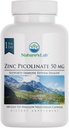 Lab Zinc Picolinate 50mg - Suplemento Zinc altamente absorbible – 100 cápsulas (3 mes de suministro)