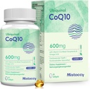 CoQ10 600mg Softgels ← Alta Absorción CoQ10 Ubiquinol Suplemento Silencio Forma reducida Mejorada con Vitamina E &amp; Omega 3 6 9 Silencio Antioxidante Powerhouse Good for Health Previous 60 Softg