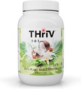 Thriv THriV Nutrition - Organic Plant Based Protein Powder, Chocolate o Vainilla, Vegan, Sin gluten, No GMO, Dairy Free, (2.5lb/1,140g) Polvo (Vanilla)