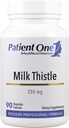 Paciente One Milk Thistle Extracto 250mg tención Suplemento para apoyar la función saludable del hígado* Silencio Estandarizado al 80% Silymarin tención 90 cápsulas
