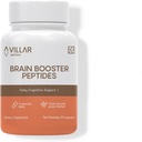 Péptidos de Booster de Cerebro – Grass‐Fed Bovine Brain – Soportes Focus, Memoria & Claridad Mental – Nootropic natural con Hydropeptex® – 60 cápsulas