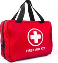 330 Piece First Aid Kit, Premium Waterproof Compact Trauma Medical Kits for Any Emergencies, Ideal para Inicio, Oficina, Coches, Viajes, Al aire libre, Camping, Hiking, Boating (Red)
