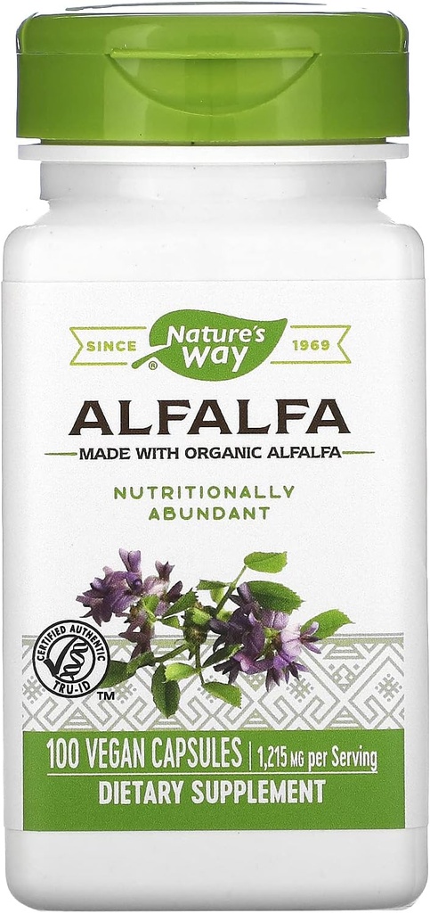 Salidas de la Naturaleza Alfalfa... 100 cápsulas