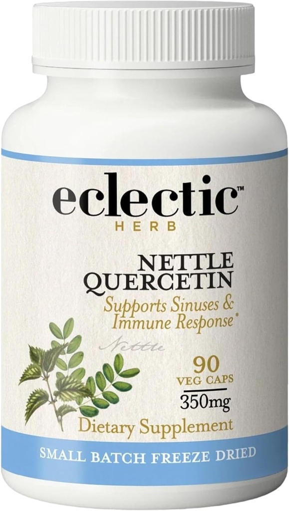 Herb ecléctica - Nettle Quercetin Capsules ← Non-GMO, Vegan tención 90 CT