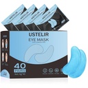 Bajo Patches Ojo, 40 Parejas Mascara Ojo para Círculos Oscuros, Ojos Puffy, Bolsas de Undereye, Arrugas, Patches de Mascara de Ojo con Ácido Hialurónico, Cuidado de Piel para Hombres &amp; Mujeres Regalo
