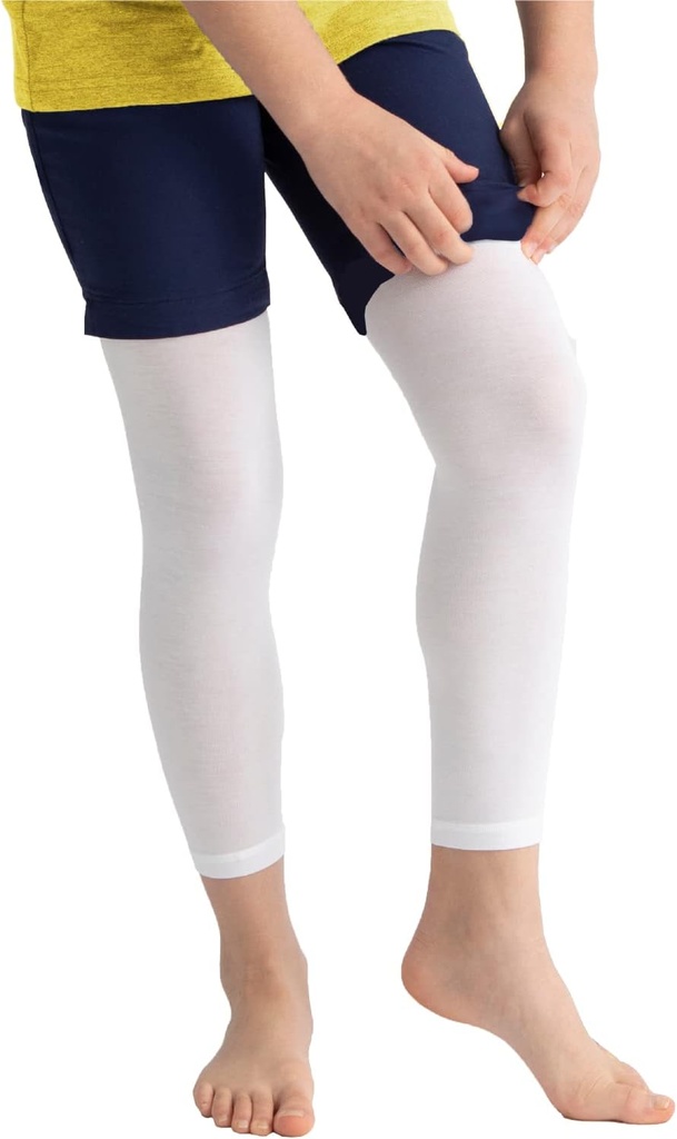AD RescueWear Ultra-Soft Non-Itch Eczema Pants for Kids, Eco-Friendly Tencel Eczema Clothing, No Zinc or Dyes (3 Years)… White