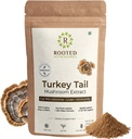 HABITACIÓN Pólvora extractora de setas de Turquía, USDA &amp; EU Certified Orgánica   35% Beta Glucans - Lab Verified ← Gut Health, Liver, Immunity Support (2.11 Ounce)