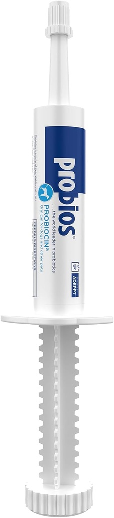 Probios Probiocin Oral Pet Gel for Dogs and Cats, Probiotic Supplement for Digestive & Immune Support, 15 g Tube