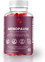 Gummies de menopausia con Cohosh Negro " Ashwagandha KSM-66 – Suplemento orgánico para el bienestar de la mujer – 60 Conde