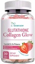 Genérico Nature Glow Glutathione Collagen Glow Strawberry Flavor, 60 Gummies orgánicos Chewable
