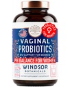 Probióticos vaginales para mujeres - 19Bil CFU, Once Daily Lactobacillus Salivarius Probiotic for PH Balance, Digestive, Gut Health - Complejo de Equilibrio Femenino para Mujeres Suplementos de Apoyo BV - 30 cápsulas