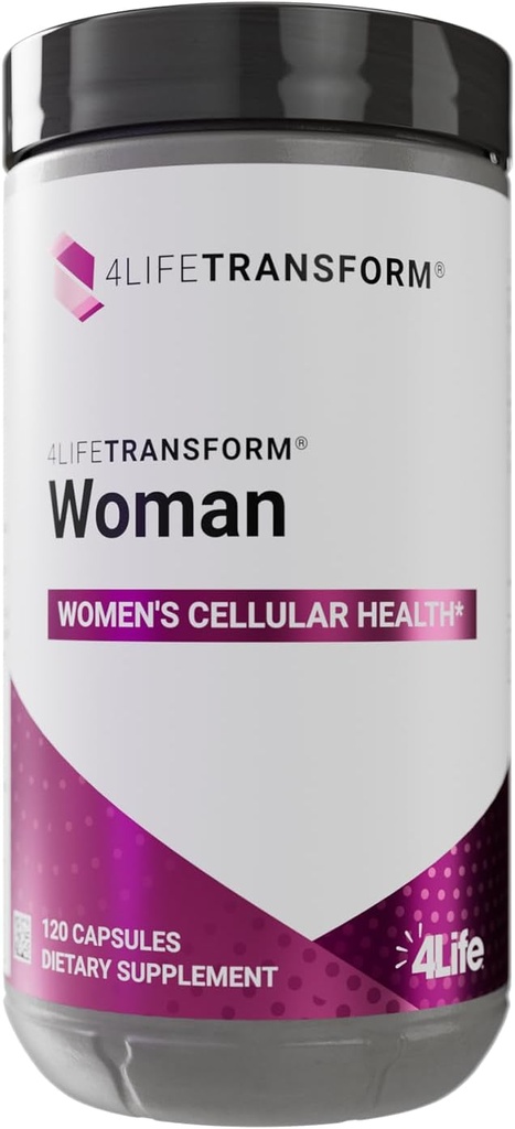 4Life Transform Woman - Suplemento de mujeres con extractos de grano de terciopelo " Evening Primrose - Esquía sana " Well-Being - 120 cápsulas maduras