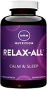 MRM Nutrición Relax-All® Silencioso Suplemento dietético para un mejor sueño Silencioso con GABA, L-Theanine & Ashwagandha Silencioso libre de drogas, no-ábito formando ← No-GMO Silencioso Vegan + Gluten Gratis ← 15 Servimientos