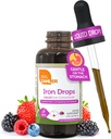 Zahler Iron Drops, Concentrado líquido, Fórmula de Hierro suave y no especificante, 2 Fl OZ