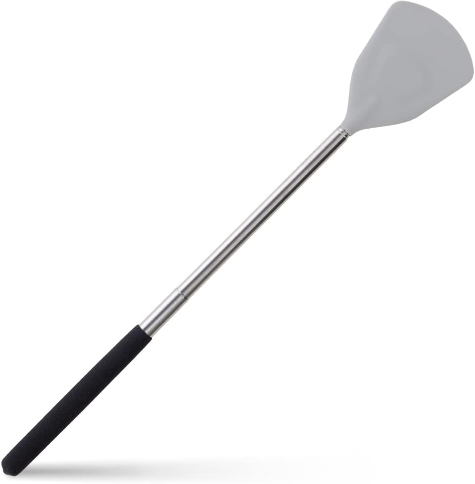 VOLVERSAS Applicator de crema para retroceder Pegatina telescópica para el ungüento cuerpo aceite pies